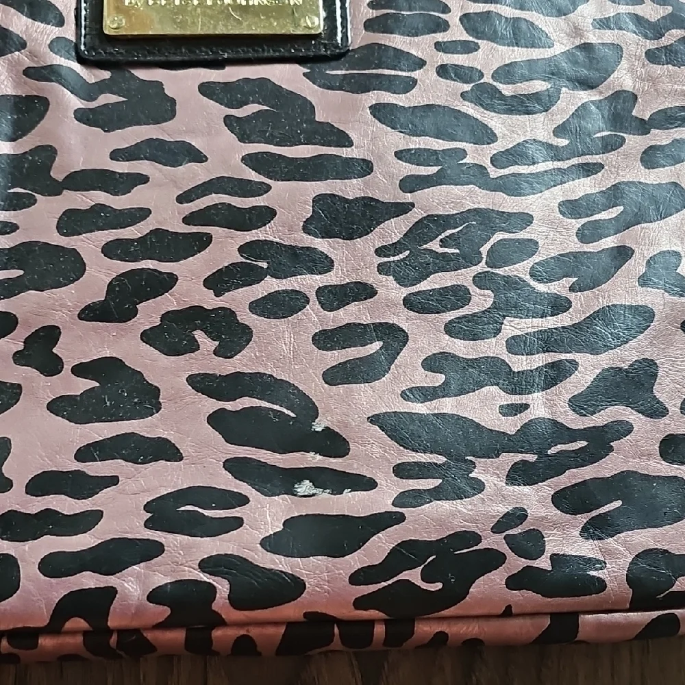 Betsey Johnson Pink Leopard Print Bag